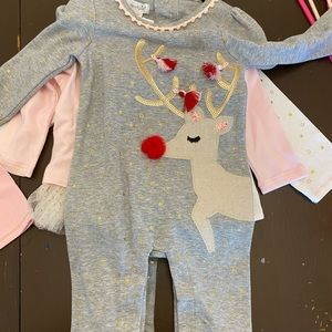 Mudpie romper 9-12m nwt